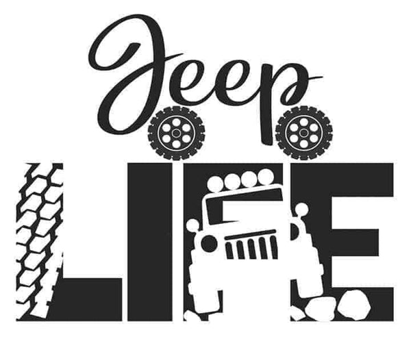 DirtPrincessDesigns Decals for Jeeps Jeep Life Vinyl Decal Custom Designs  auto decal window sticker sticker accessories car accessories