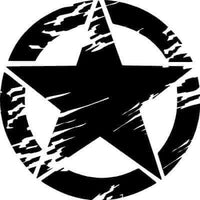 DirtPrincessDesigns Vehicle Decor Distressed Star (Option 2) Vinyl Decal Custom Designs  auto decal window sticker sticker accessories car accessories