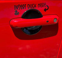 DirtPrincessDesigns Vehicle Decor Insert Duck Here Decal Custom Designs  auto decal window sticker sticker accessories car accessories