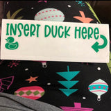 DirtPrincessDesigns Vehicle Decor Insert Duck Here Decal Custom Designs  auto decal window sticker sticker accessories car accessories