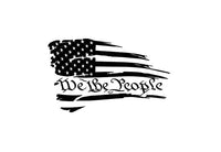 DirtPrincessDesigns Vehicle Parts & Accessories We the People Distressed Flag Vinyl Decal Custom Designs  auto decal window sticker sticker accessories car accessories